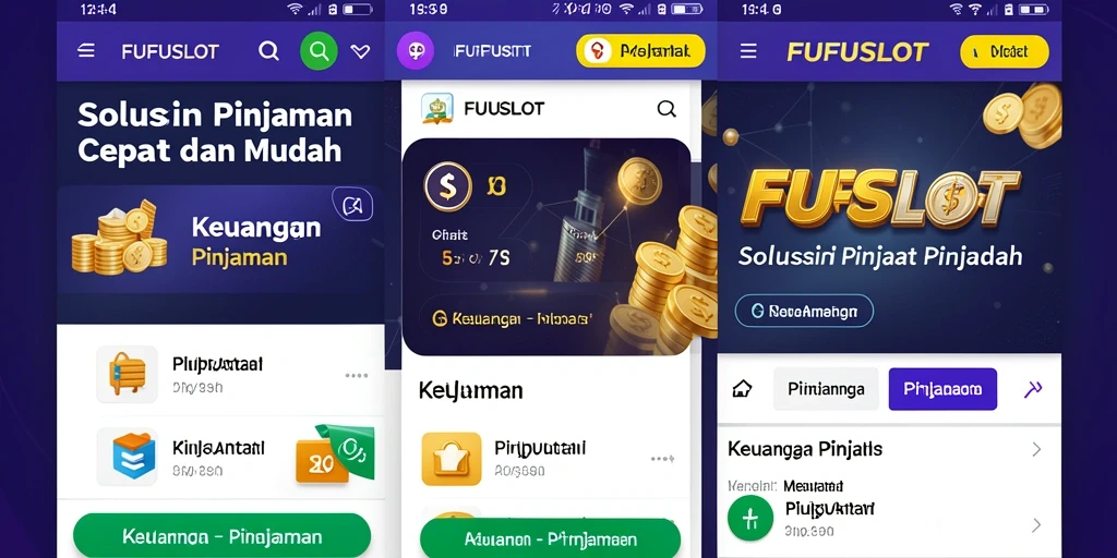 Tampilan antarmuka pengguna FUFUSLOT yang mudah dipahami.