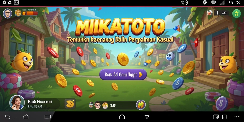 Tampilan antarmuka MIKATOTO yang sederhana namun menarik.