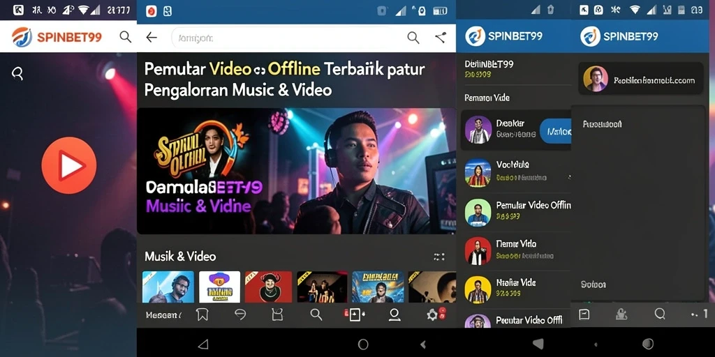 Antarmuka user-friendly SPINBET99 untuk Pemutar Video Offline.