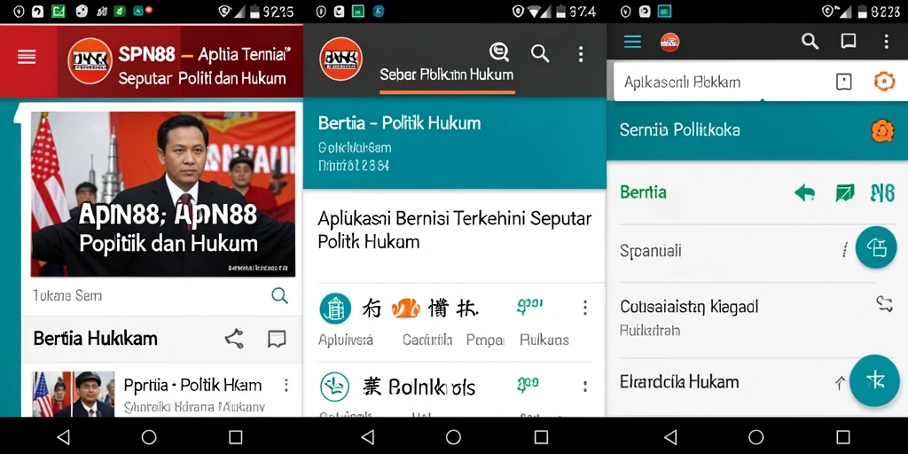 Tampilan antarmuka SPN88 yang informatif dan mudah dipahami.