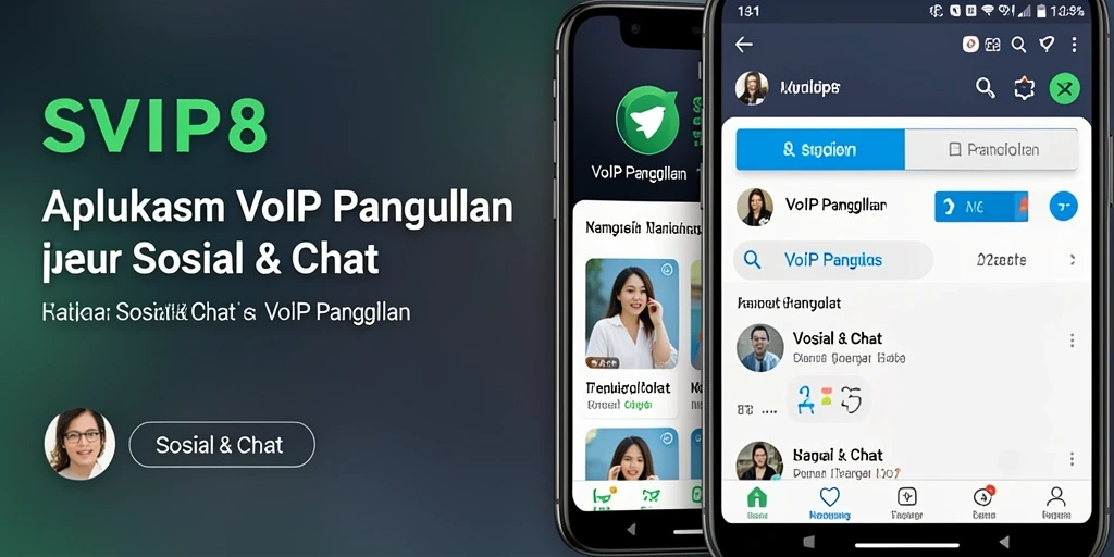 Antarmuka SVIP8 yang sederhana dan intuitif untuk VoIP Panggilan.